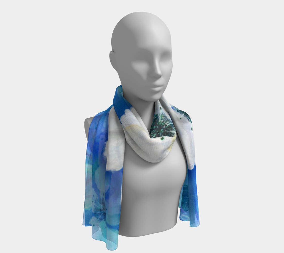Blue Painted Flower preview #1