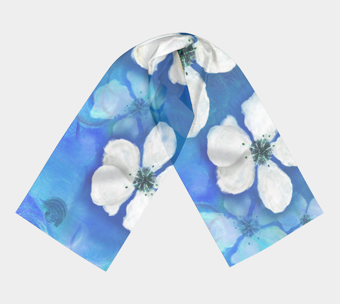 Blue Painted Flower preview #3