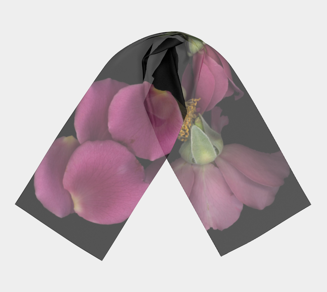 Flower Box Purple Cut by Heather J Kirk for Long Scarf preview #3