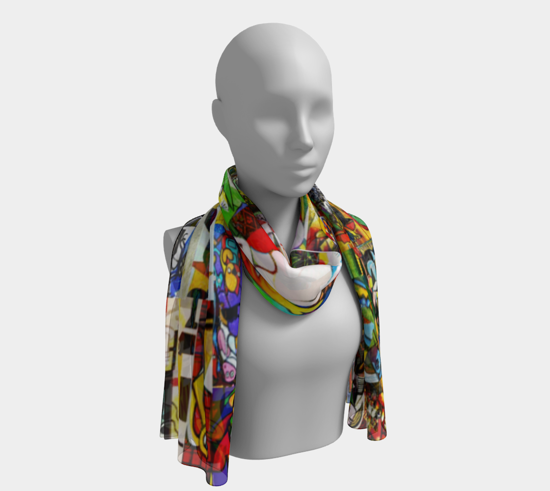 Picasso Montage scarf preview #1