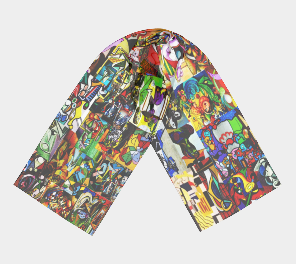 Picasso Montage scarf preview #3