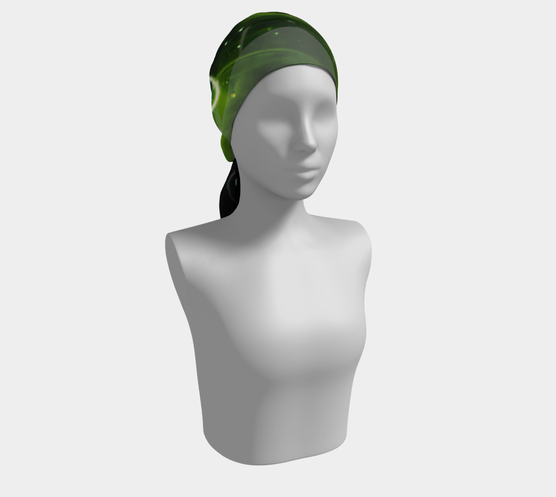 Green Algae and Water Long Scarf preview #2