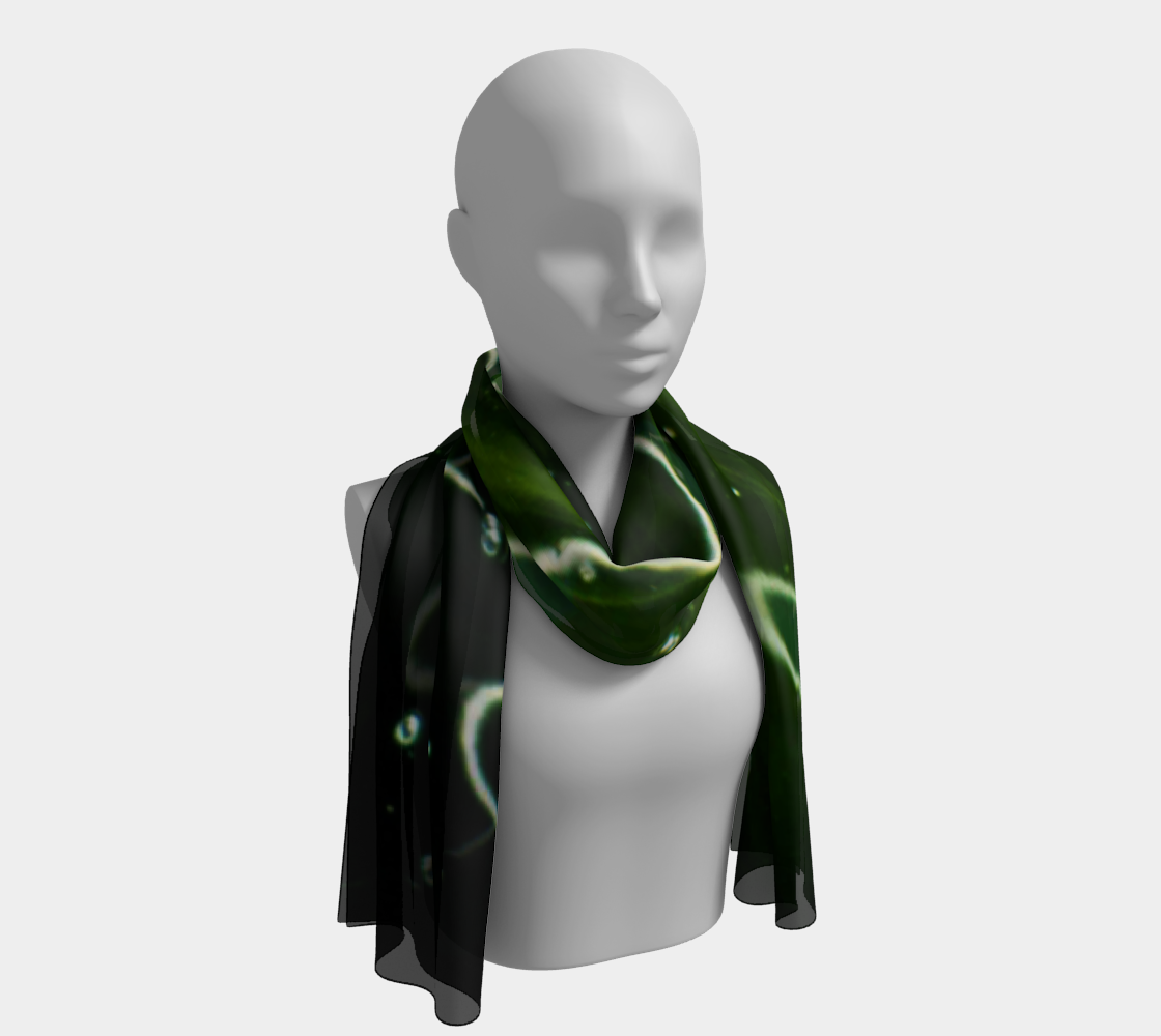 Green Algae and Water Long Scarf preview #1