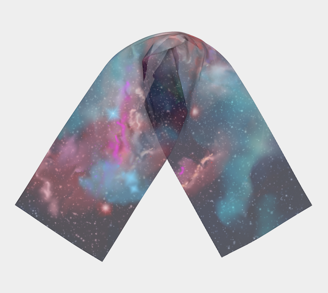Aperçu de Rainbow Galaxy Long Scarf #3