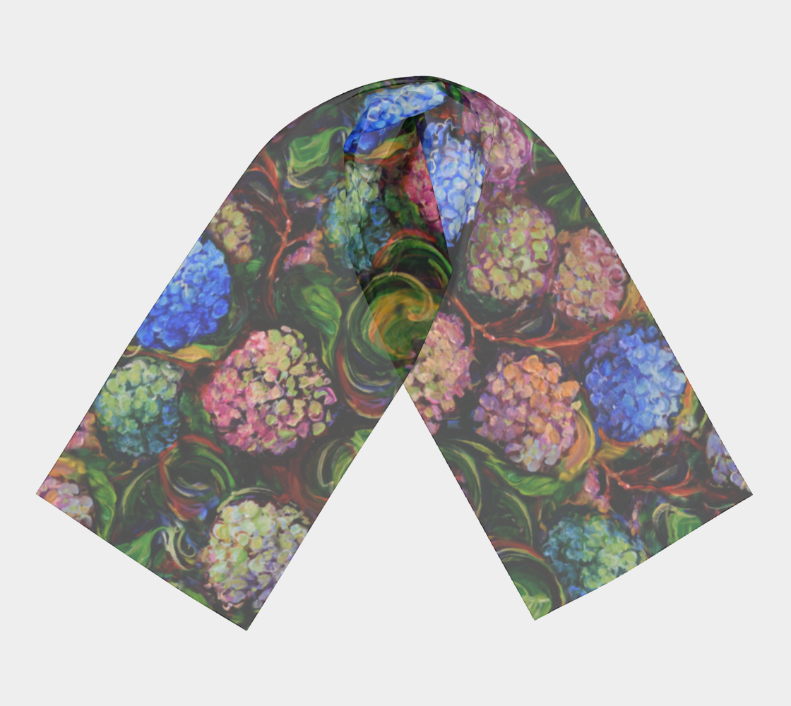 Hydrangeas - Painterly Style, Warm Tones preview #3