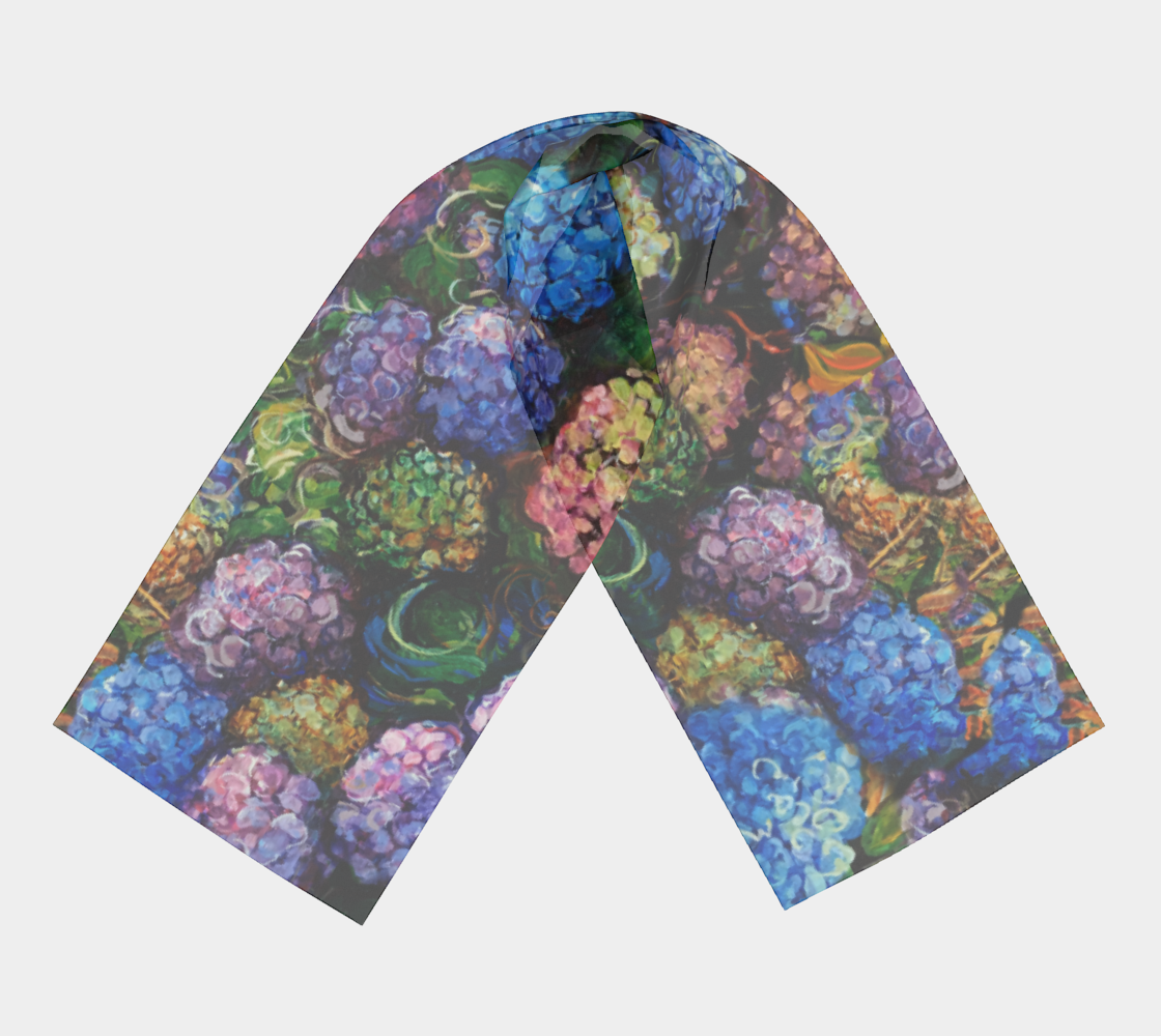 Hydrangeas v2 - Painterly Style, Cool Tones preview #3