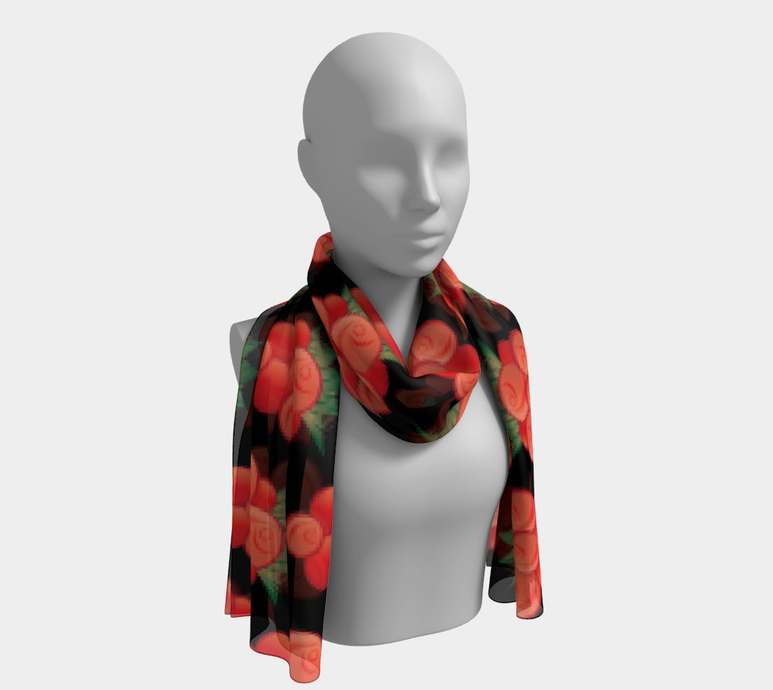 Aperçu de Salmonberry Long Scarf #1