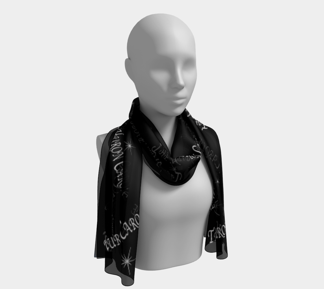 black and white scarf Huron Carole preview