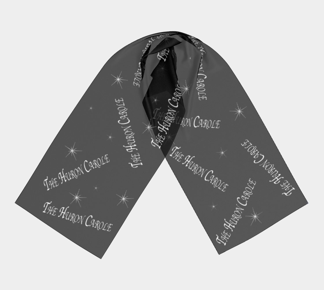 black and white scarf Huron Carole preview #3