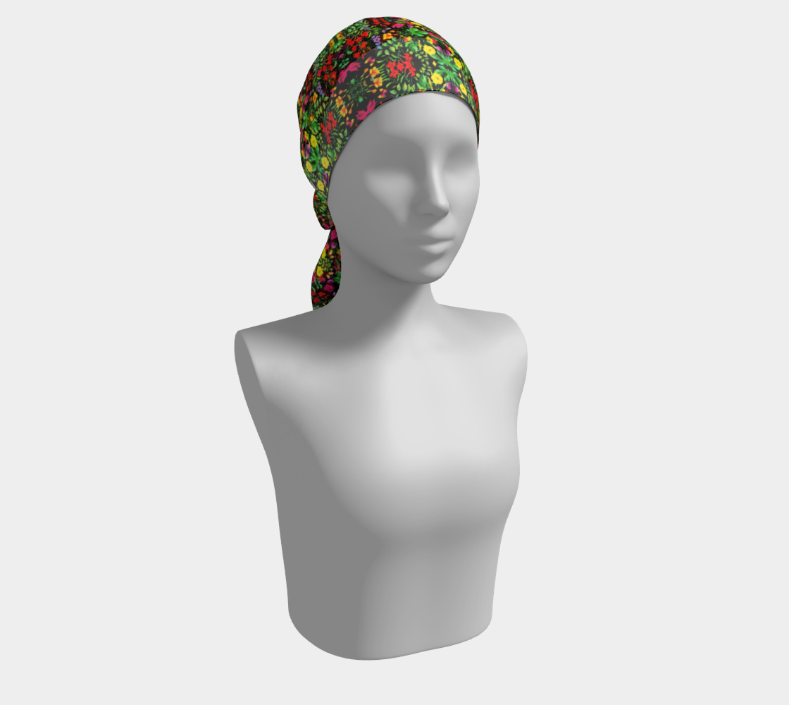tropicflowersLongScarf preview #2