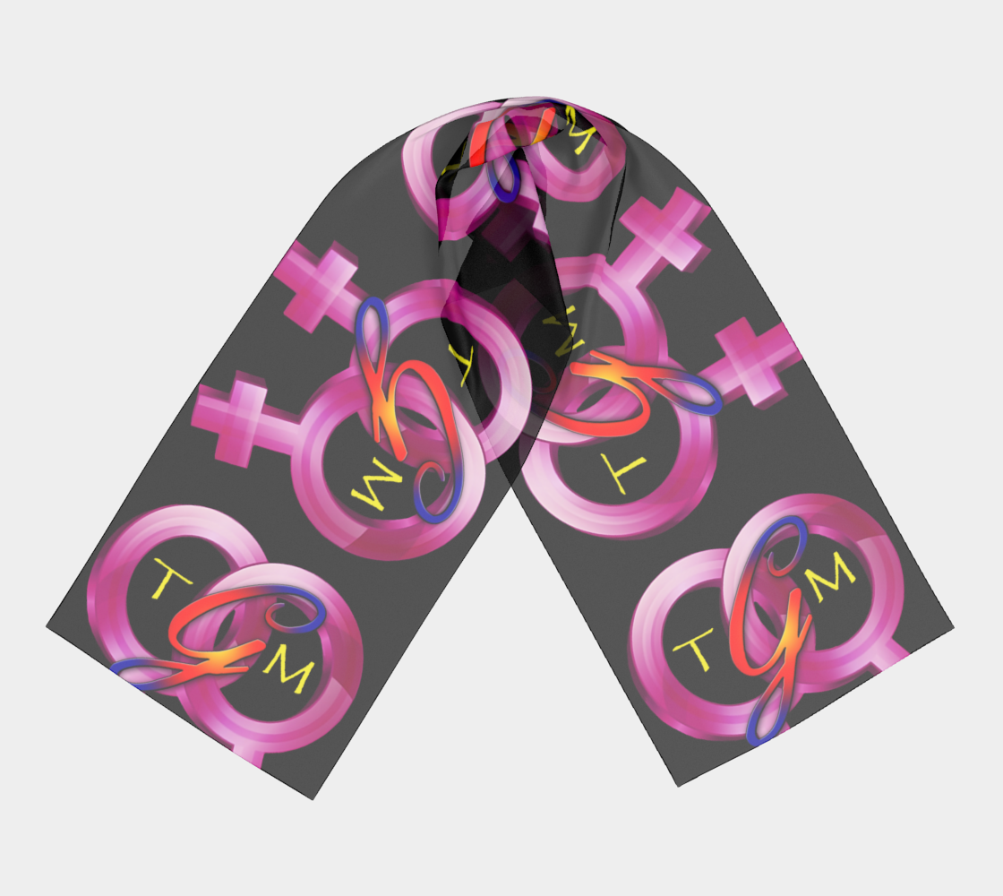 Official Bestie Power Logo Long Scarf preview #3