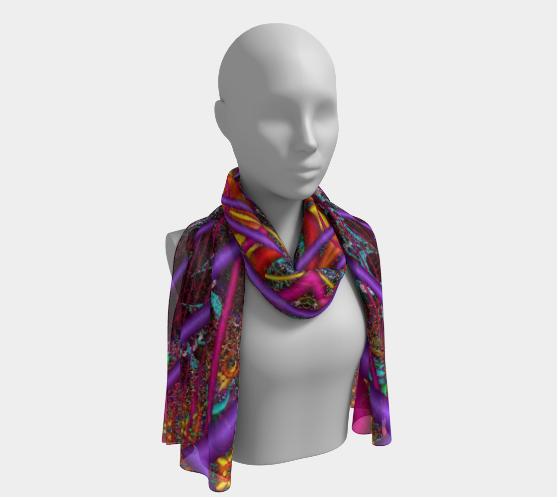 Wormhole Lace Long Scarf 3D preview