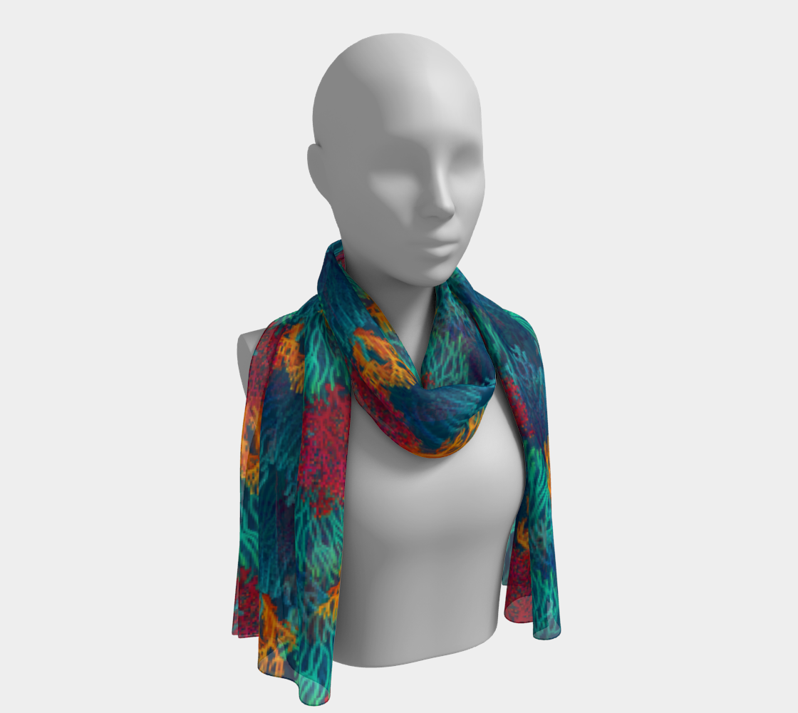 Corals Long Scarf  preview