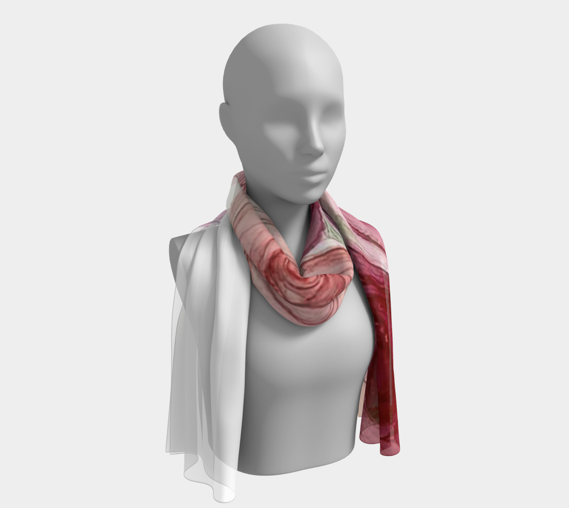 Rosy Red Roses Long Scarf preview