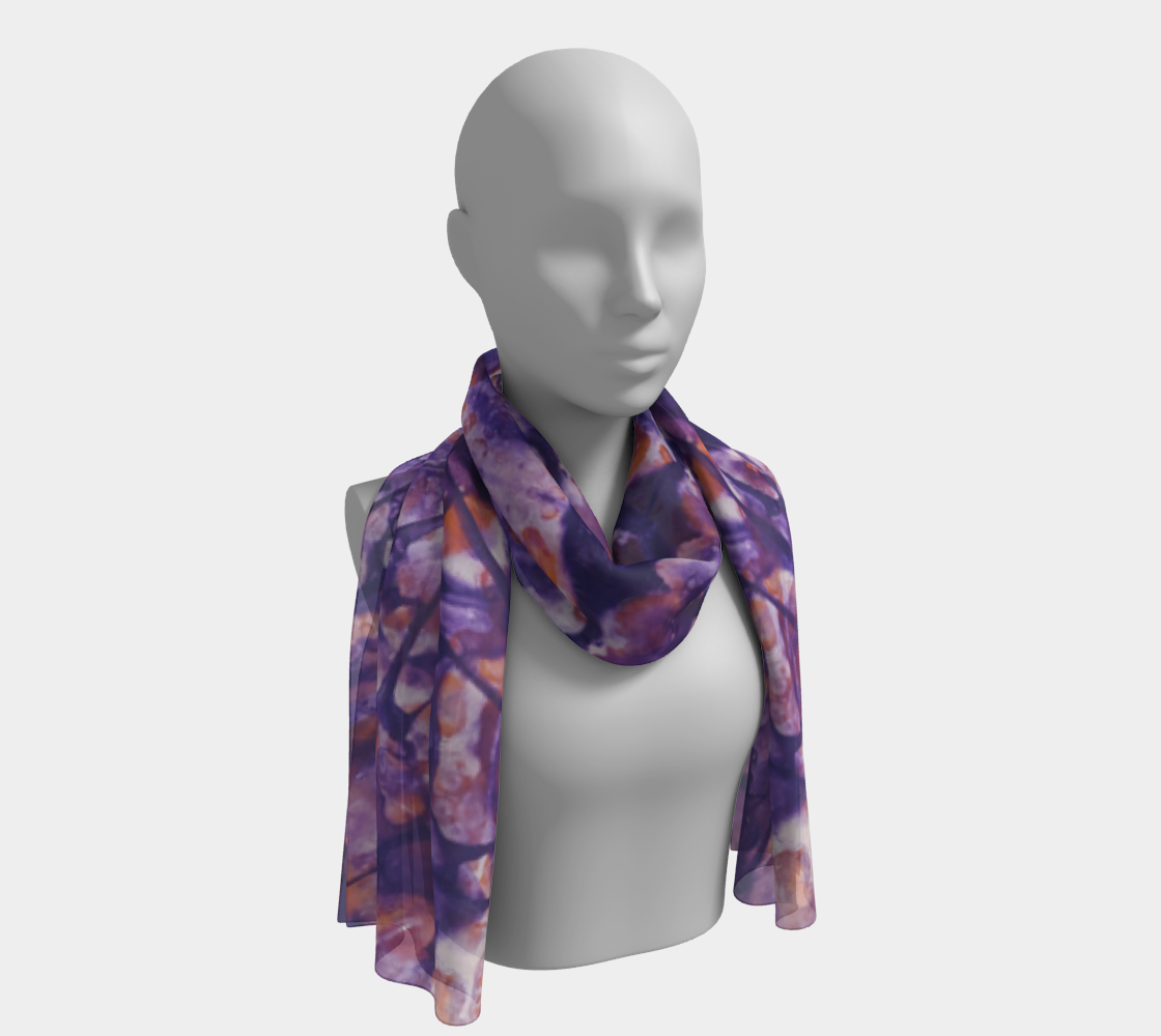 Purple Surreal Long Scarf preview