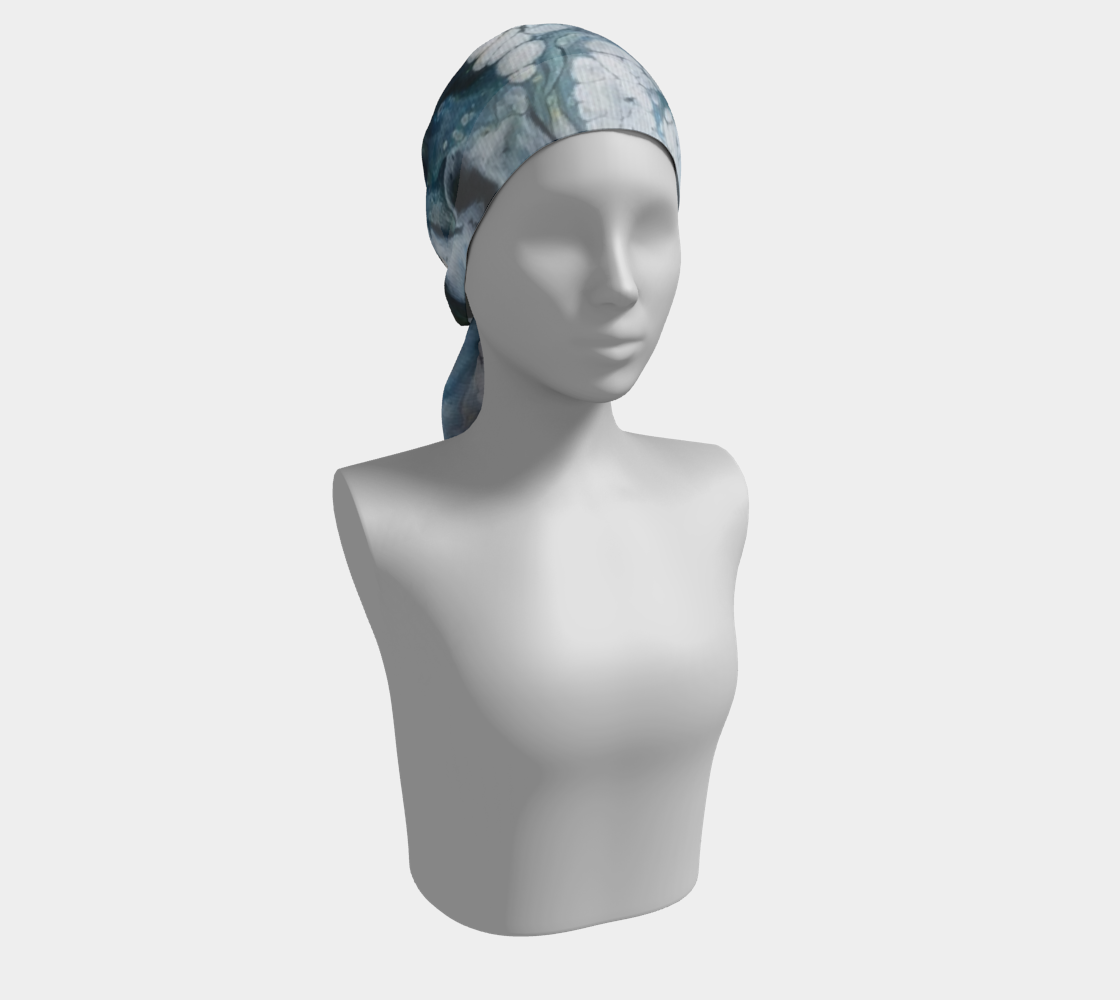 Aperçu de Le lys des glaces - Foulard long #2