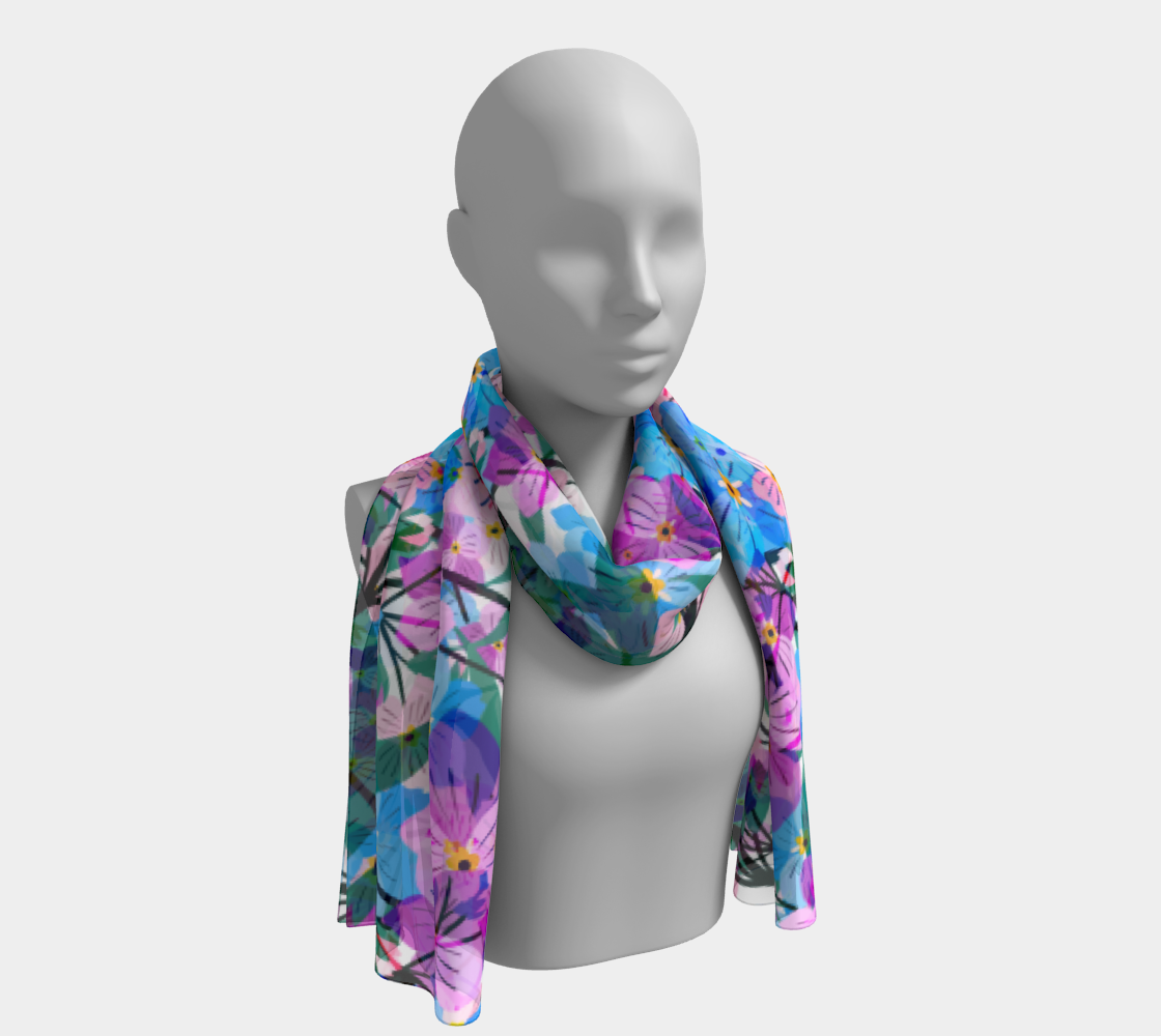 Forget-me-not-scarf preview