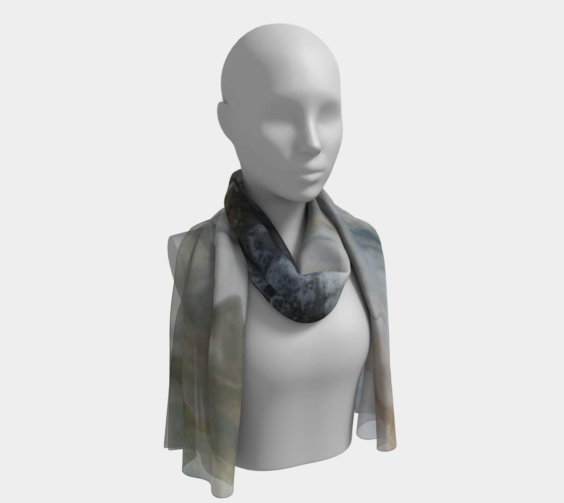 Aperçu de Nuages d'automne - Foulard long #1