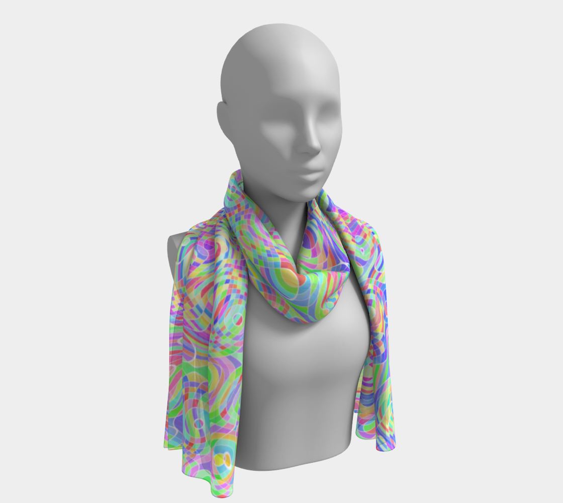 Colorful Swirly Trippy Rainbow Ripples preview #1
