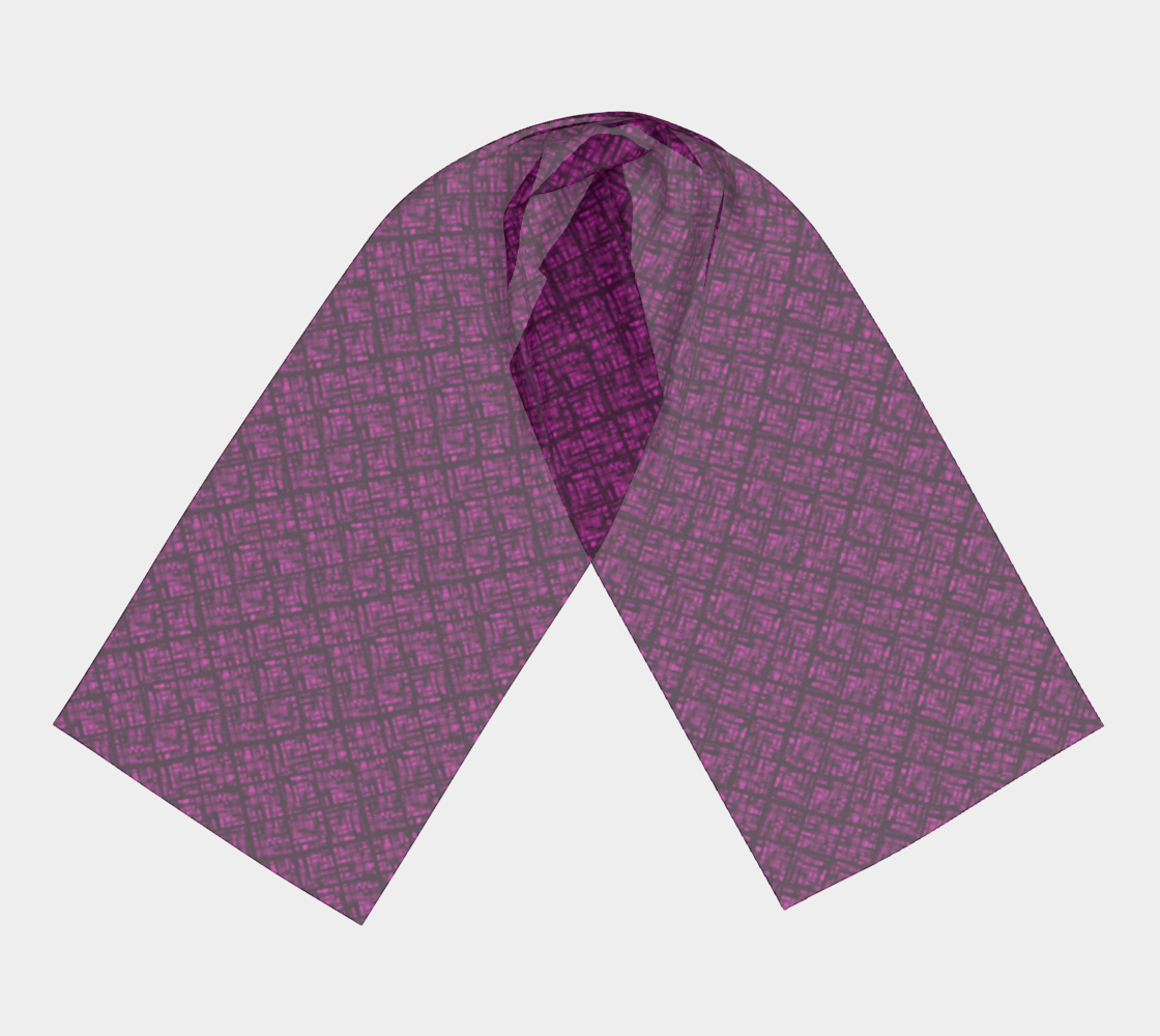 Diamond Raspberry long scarf preview #3