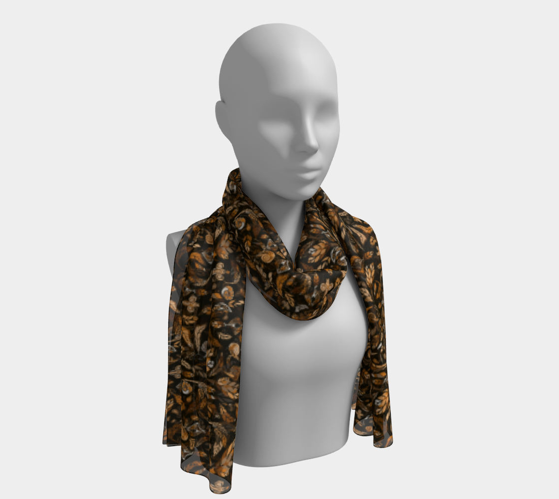 Seeds of the earth long scarf 3D preview