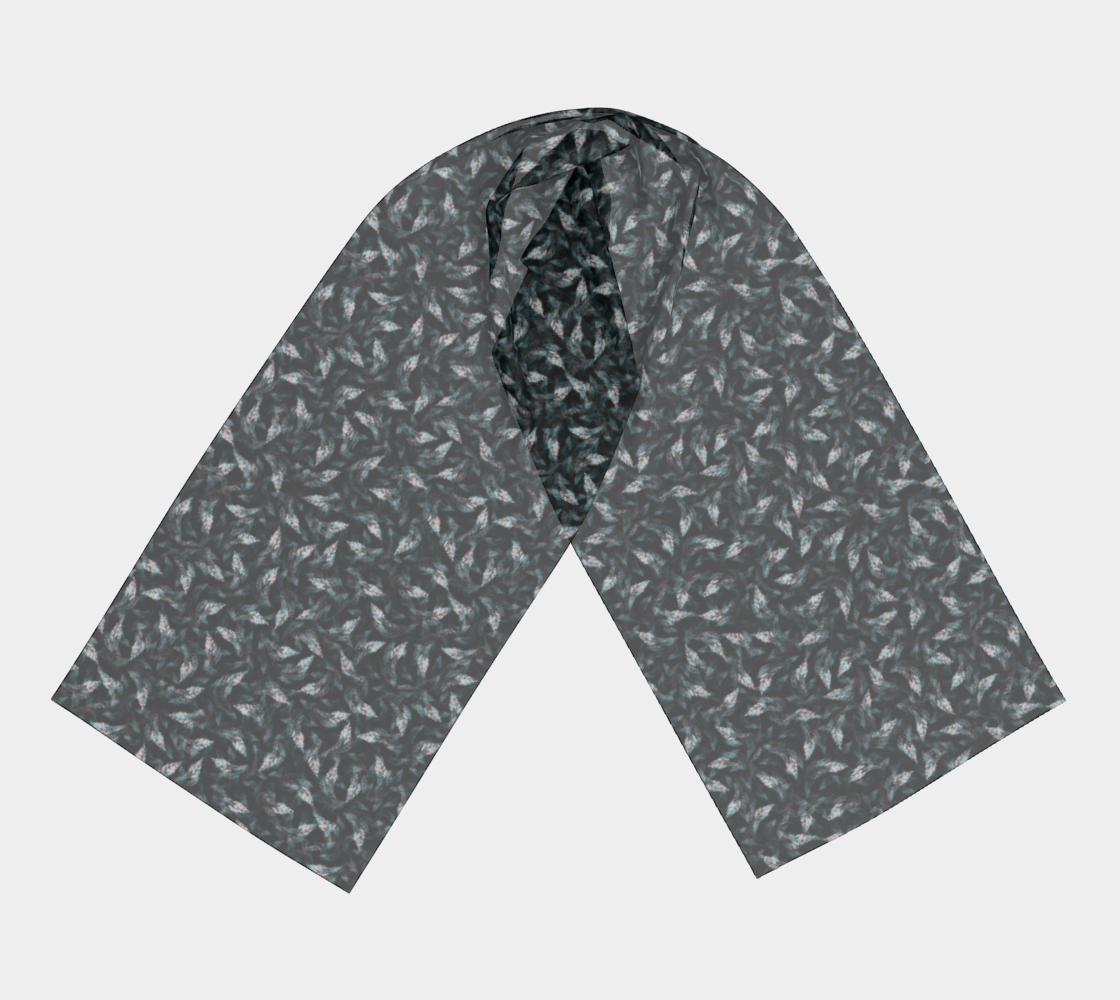 Moonlit grasses long scarf preview #3