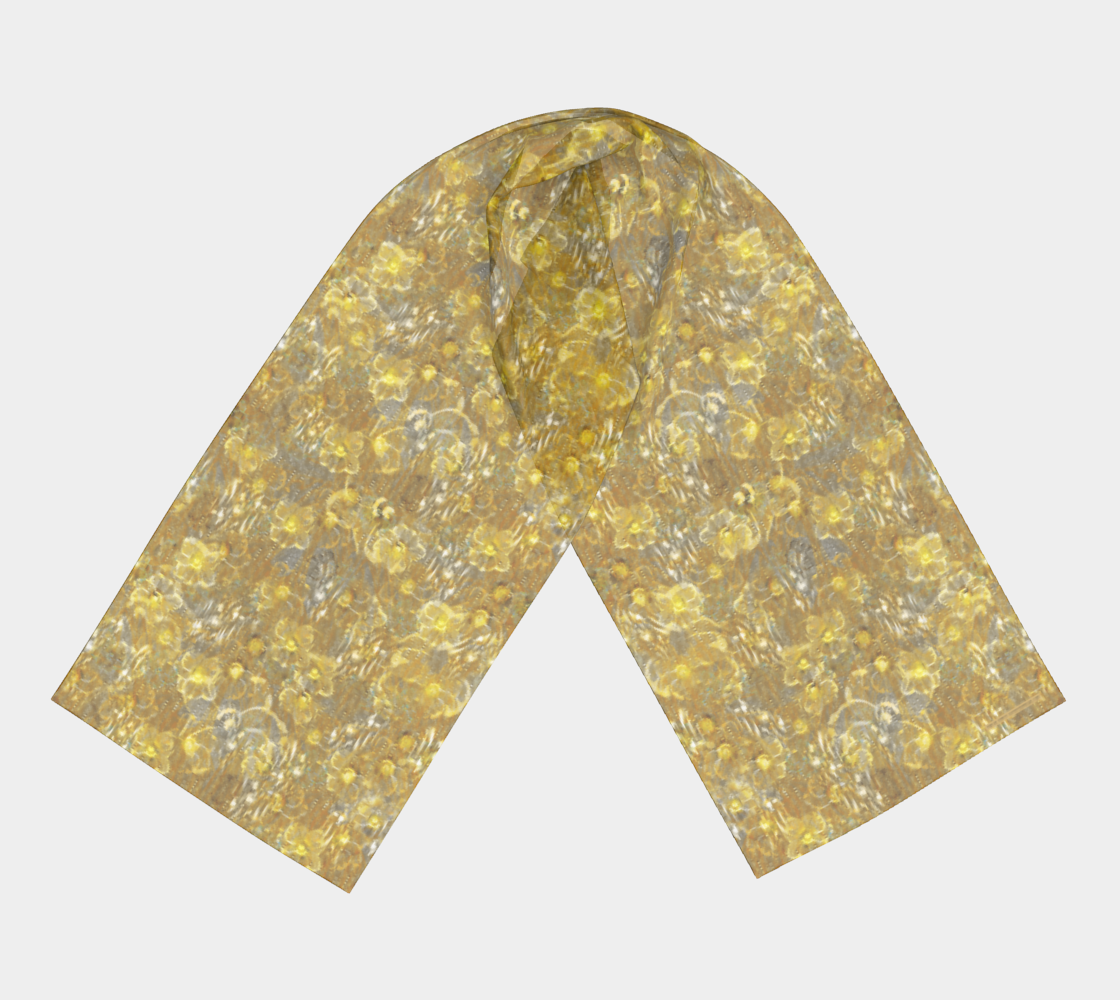 Gold flowers and sunlight on water preview #3