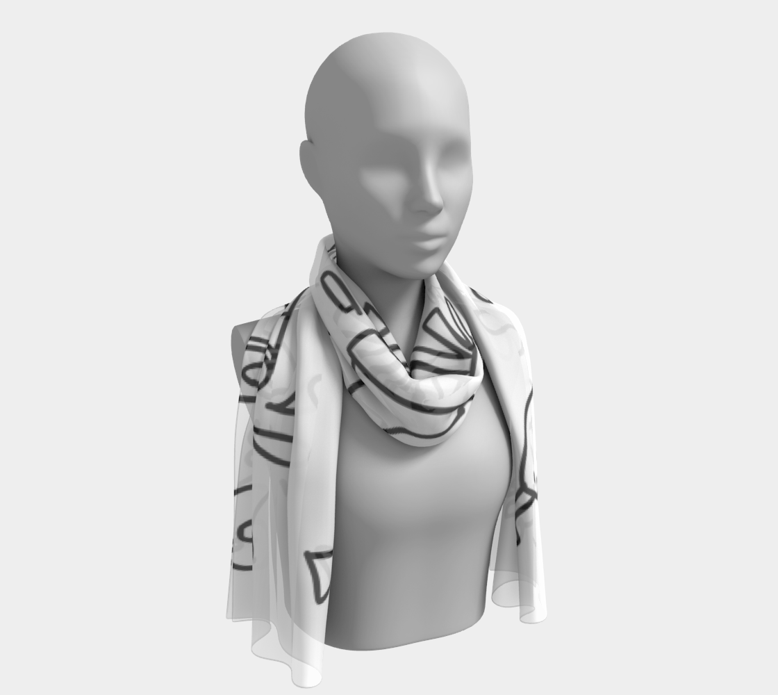 Fast Food long scarf preview #1