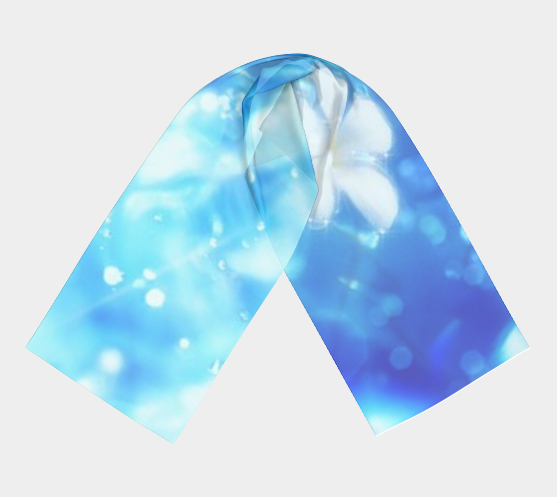 Liquid Blue winter long scarf preview #3