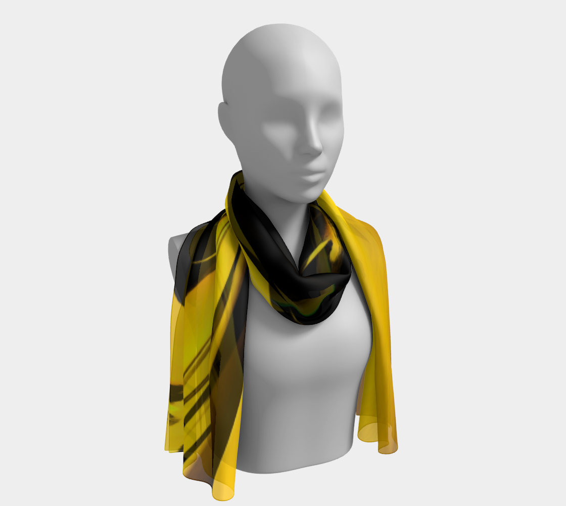 Liquid Sunshine winter long scarf preview #1