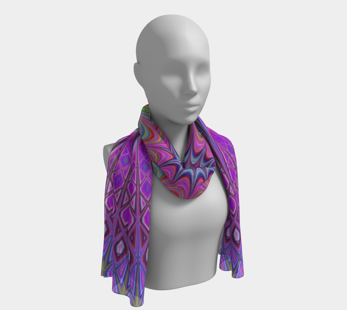 Lukewarm Illusion winter long scarf preview #1