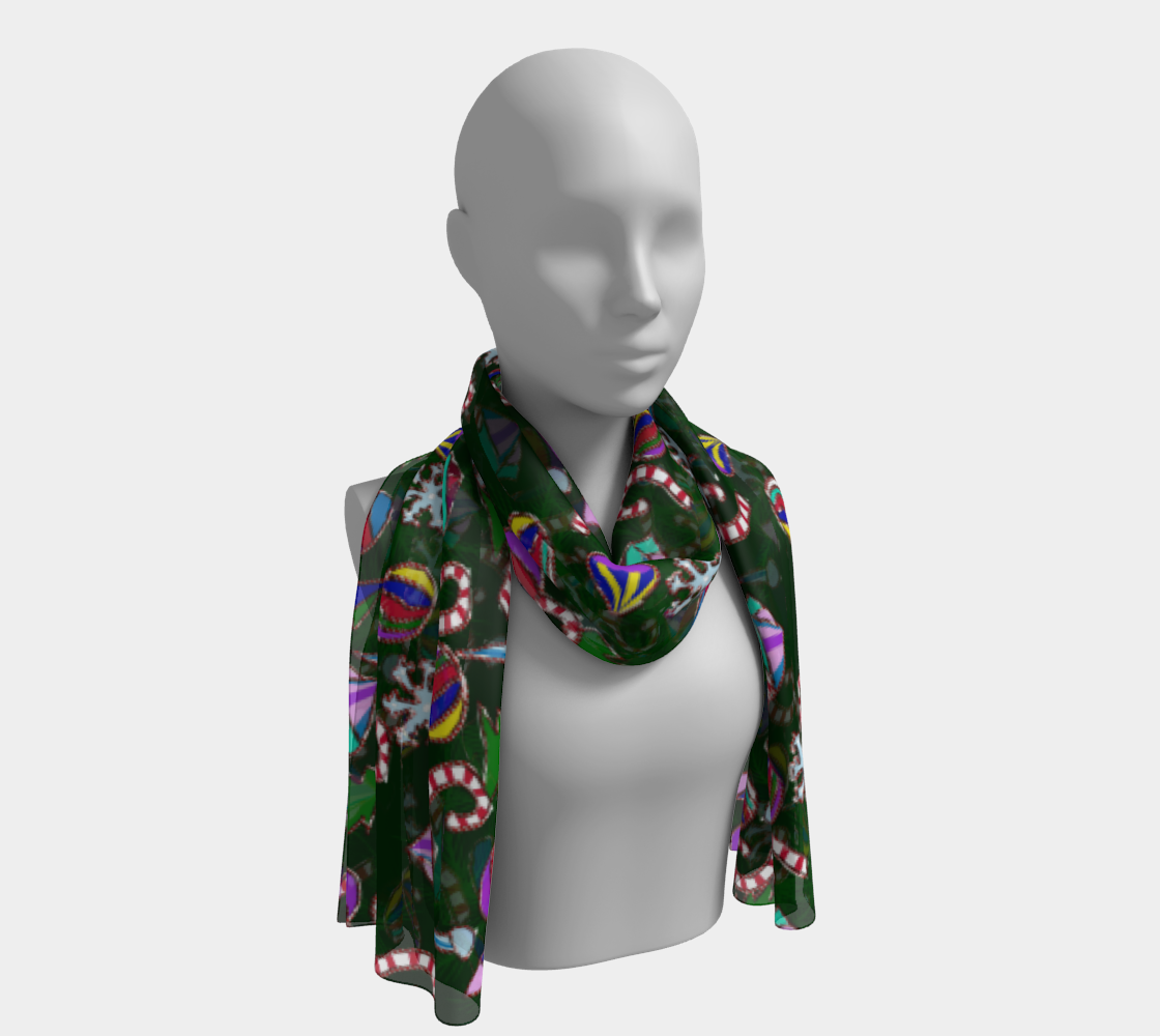 Ornaments Pattern Long Scarf preview