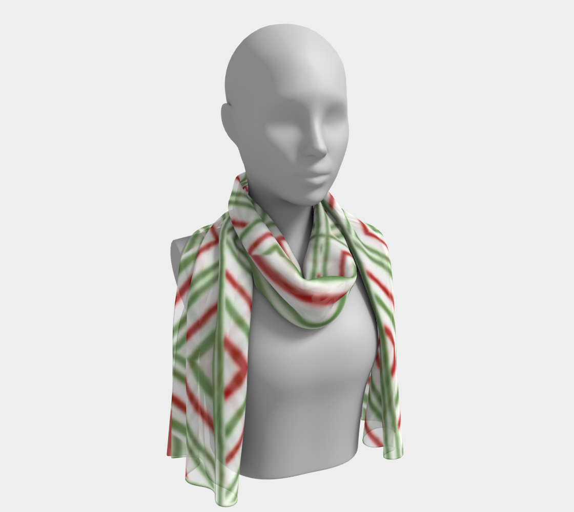 Minimal Christmas pattern 3D preview
