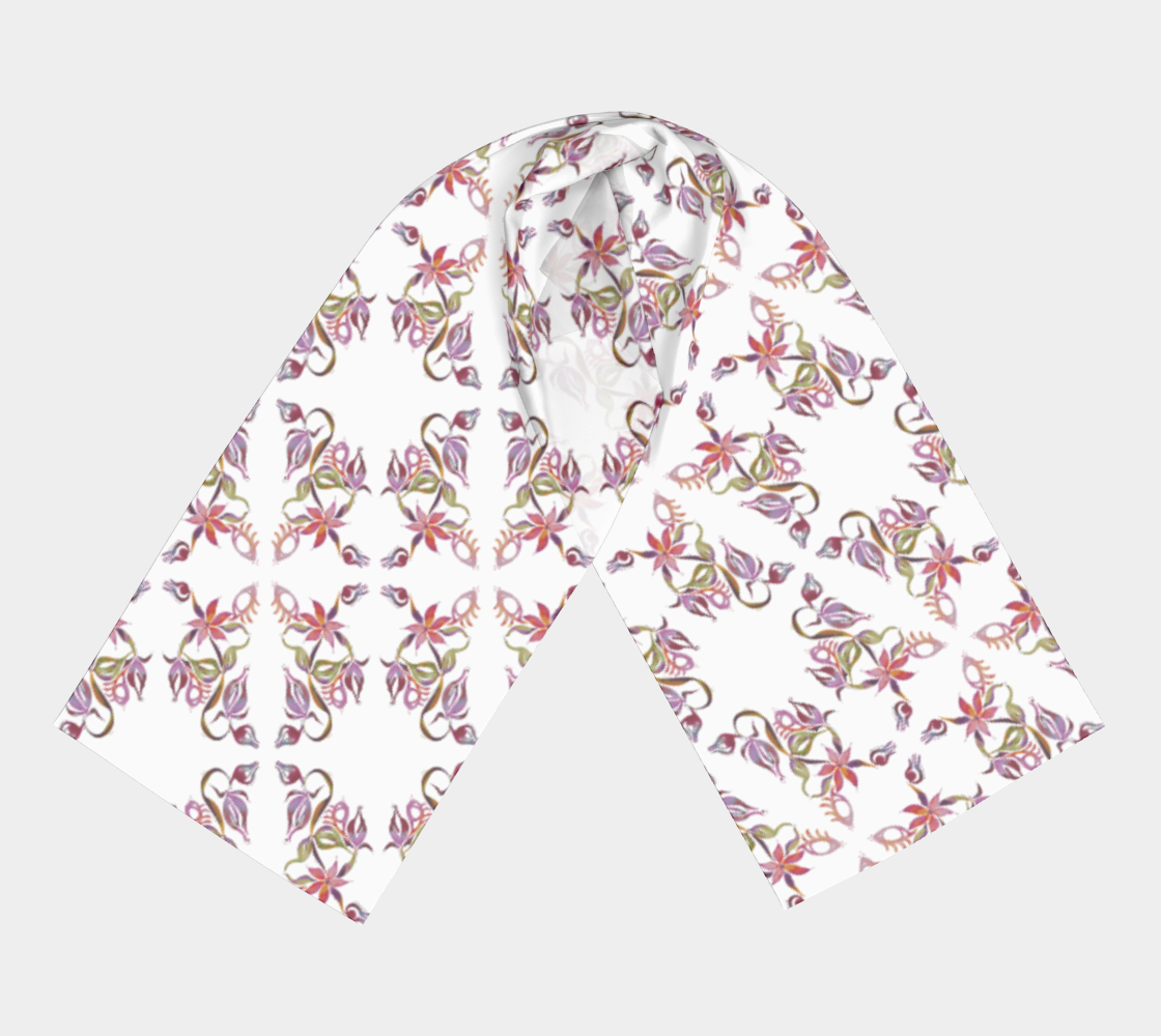 Surreal Flower Long Scarf preview #3