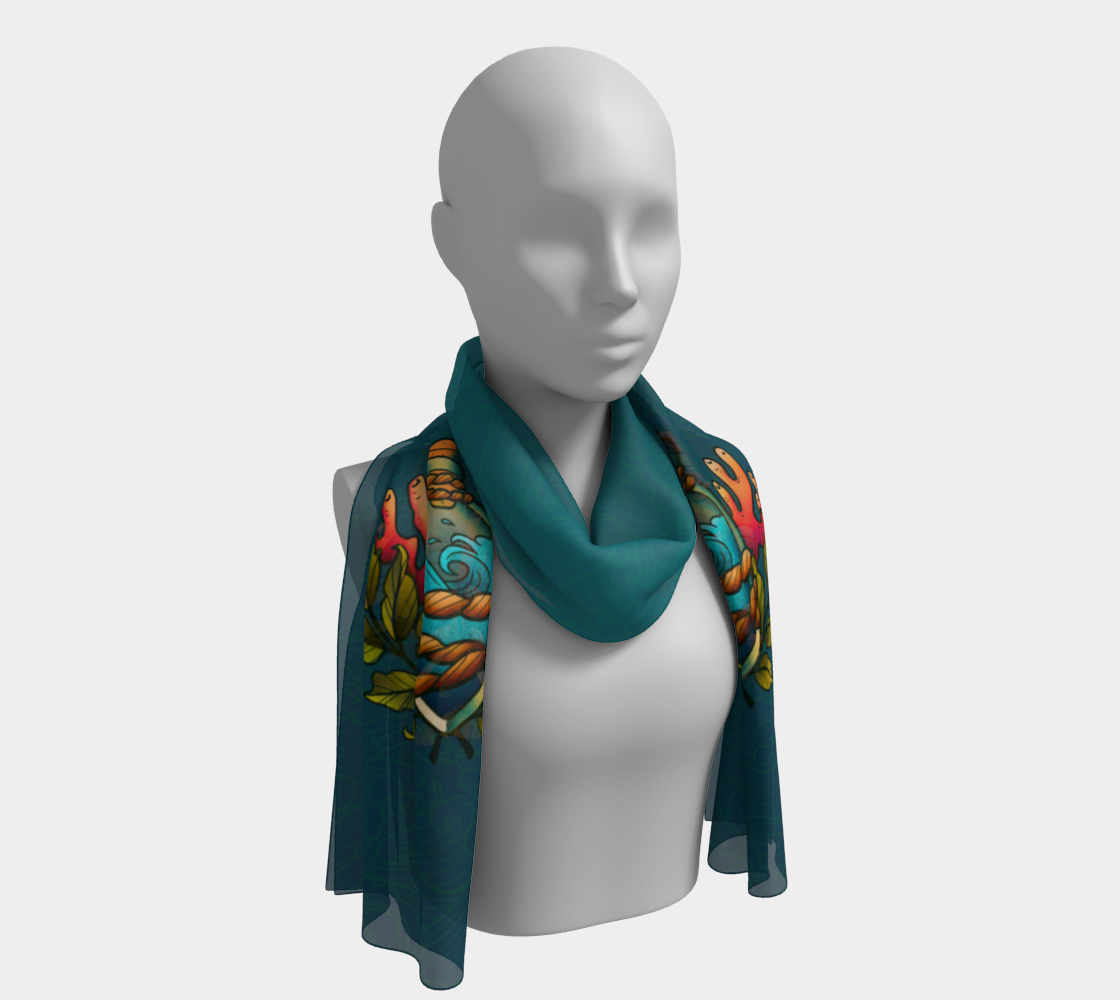The Ocean in a Bottle Long Scarf  preview