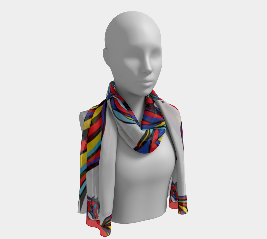 A Colorful Horse Women's Tee ShirtLong Scarf preview