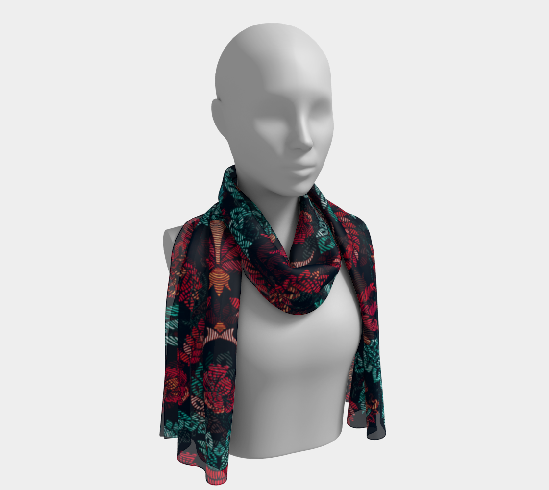 Damask Long Scarf  preview