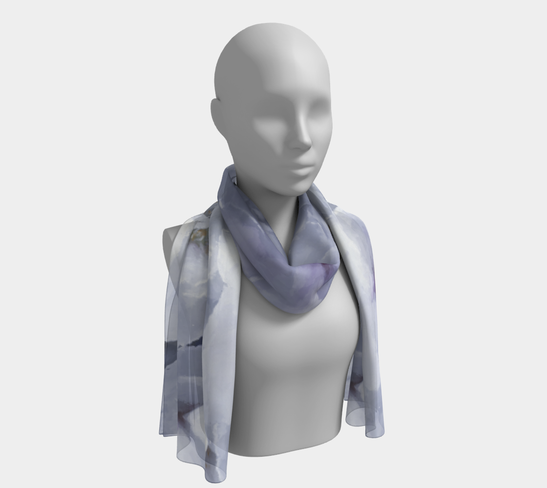 Painted Blossoms Long Scarf preview