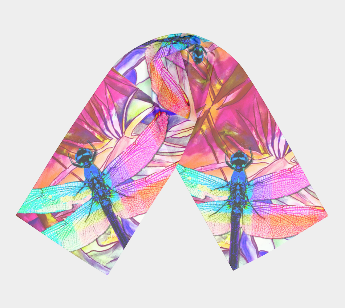 Dragonfly Dream (long scarf) preview #3