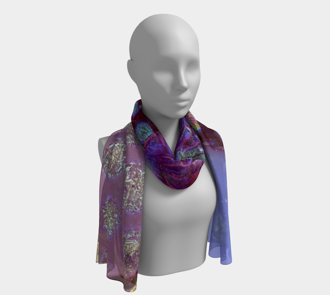 Oblong Scarf Joy Collection Raspberry Dot Your Eyes preview