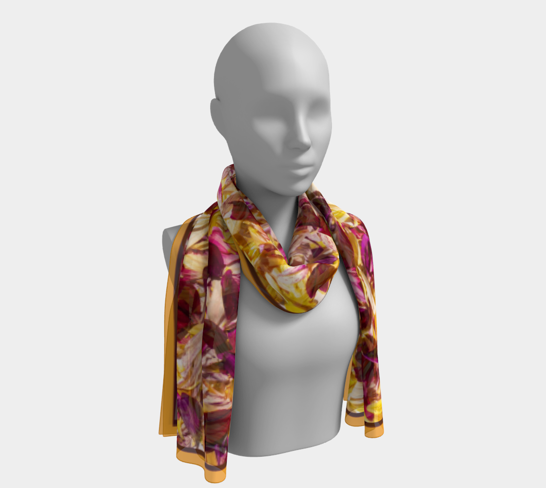Petals long scarf preview #1