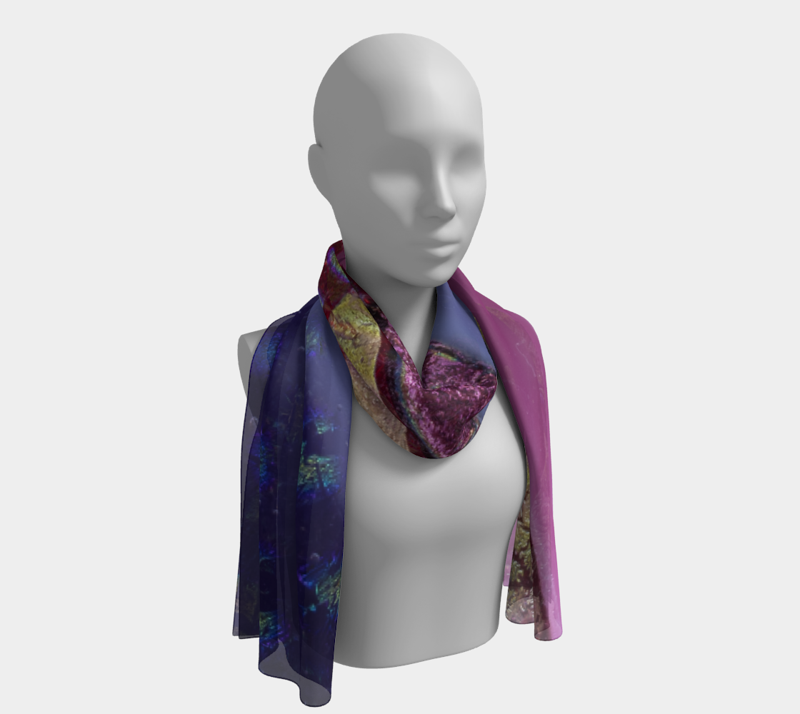 Joy Collection Hint of Spring Oblong Scarf  thumbnail #2