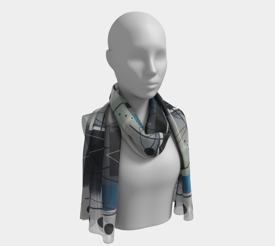 Foulard long abstrait 2 preview