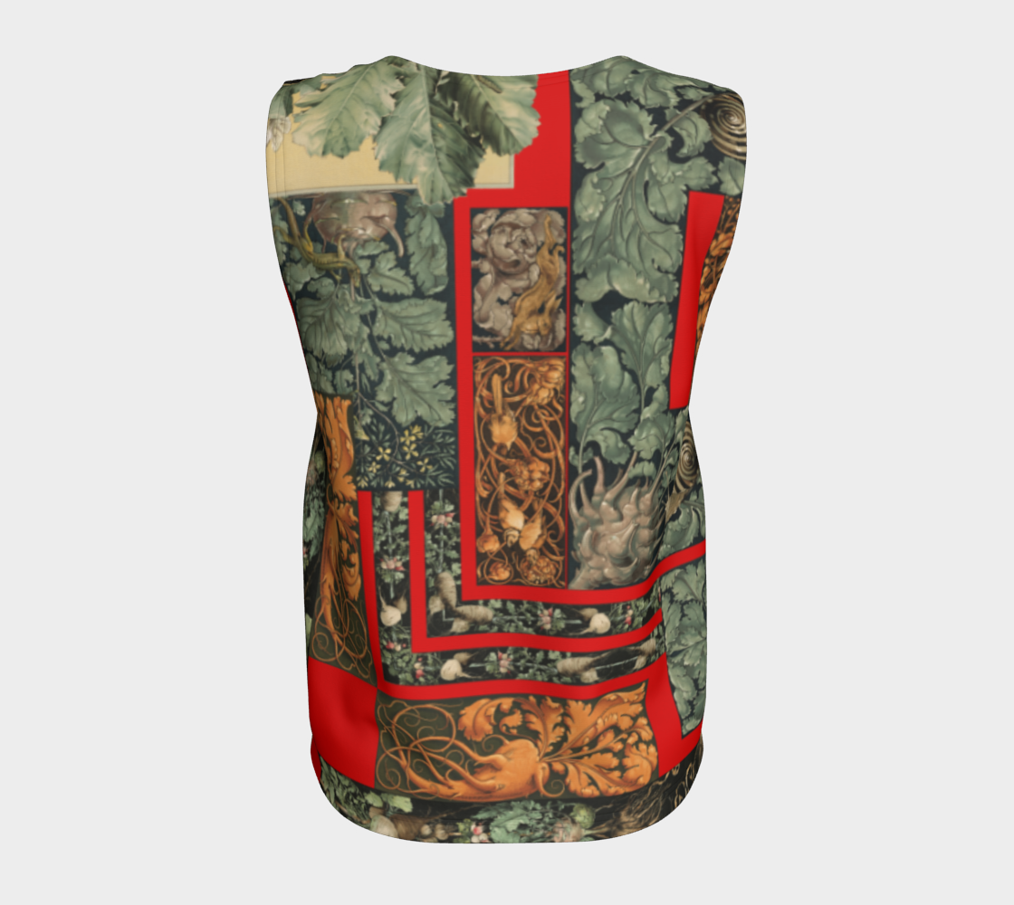Victorian Vegetables Loose Tank Top preview #6
