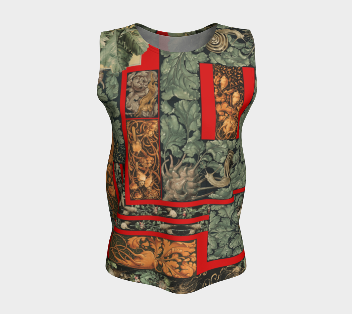 Victorian Vegetables Loose Tank Top preview #5