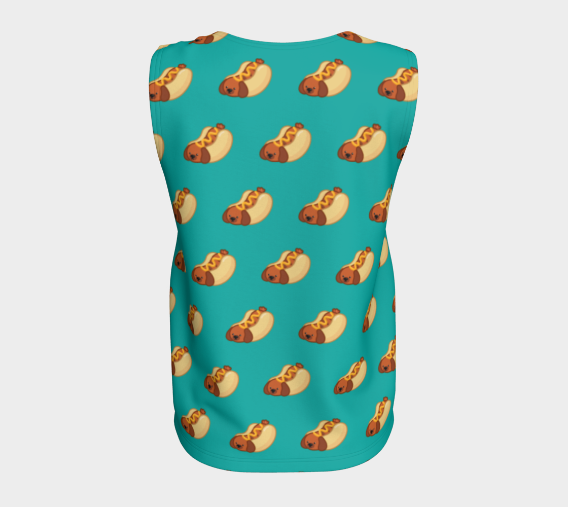 Hot Dog Loose Fit Tank preview #6