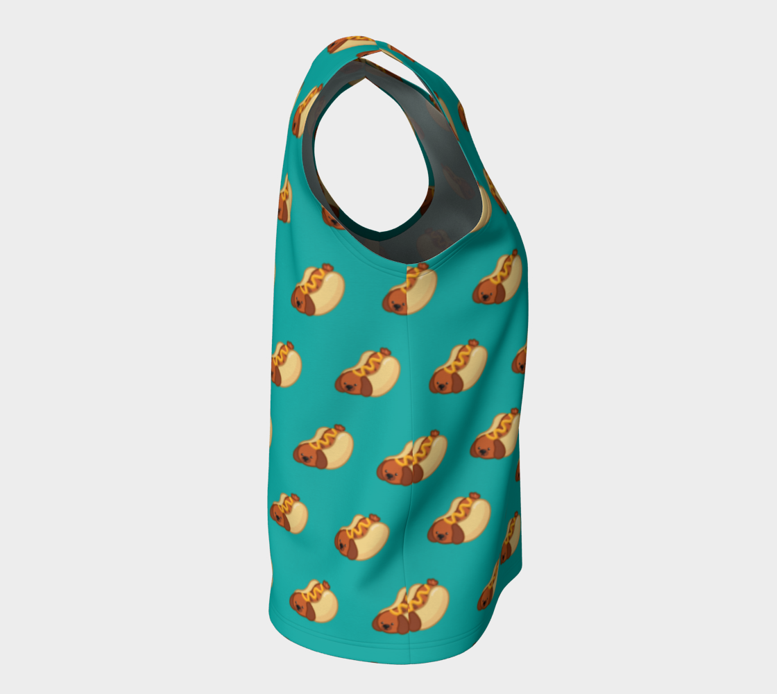 Hot Dog Loose Fit Tank preview #8