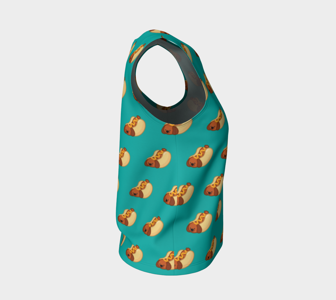 Hot Dog Loose Fit Tank preview #4