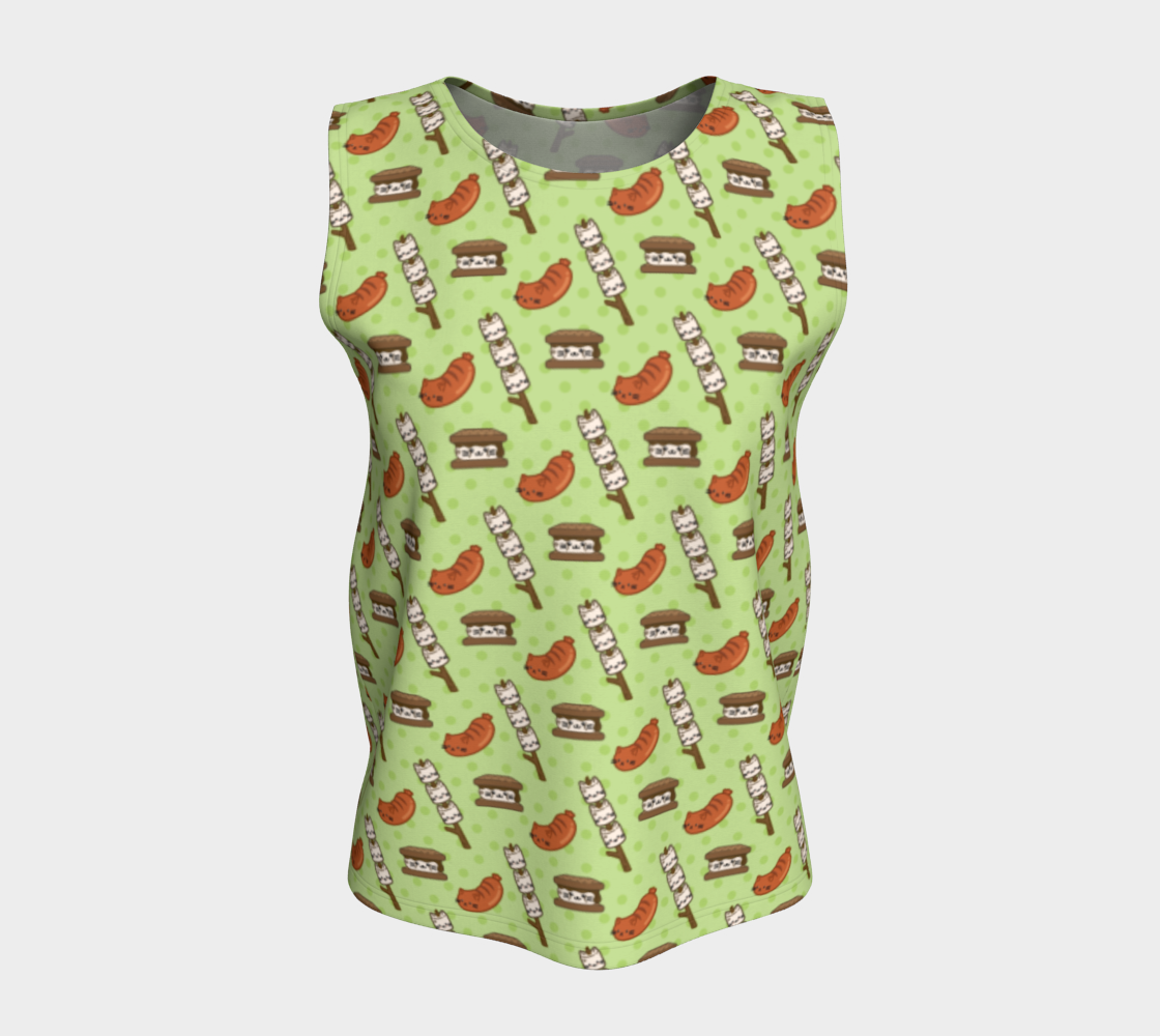 Campfire Snacks Loose Fit Tank preview #5