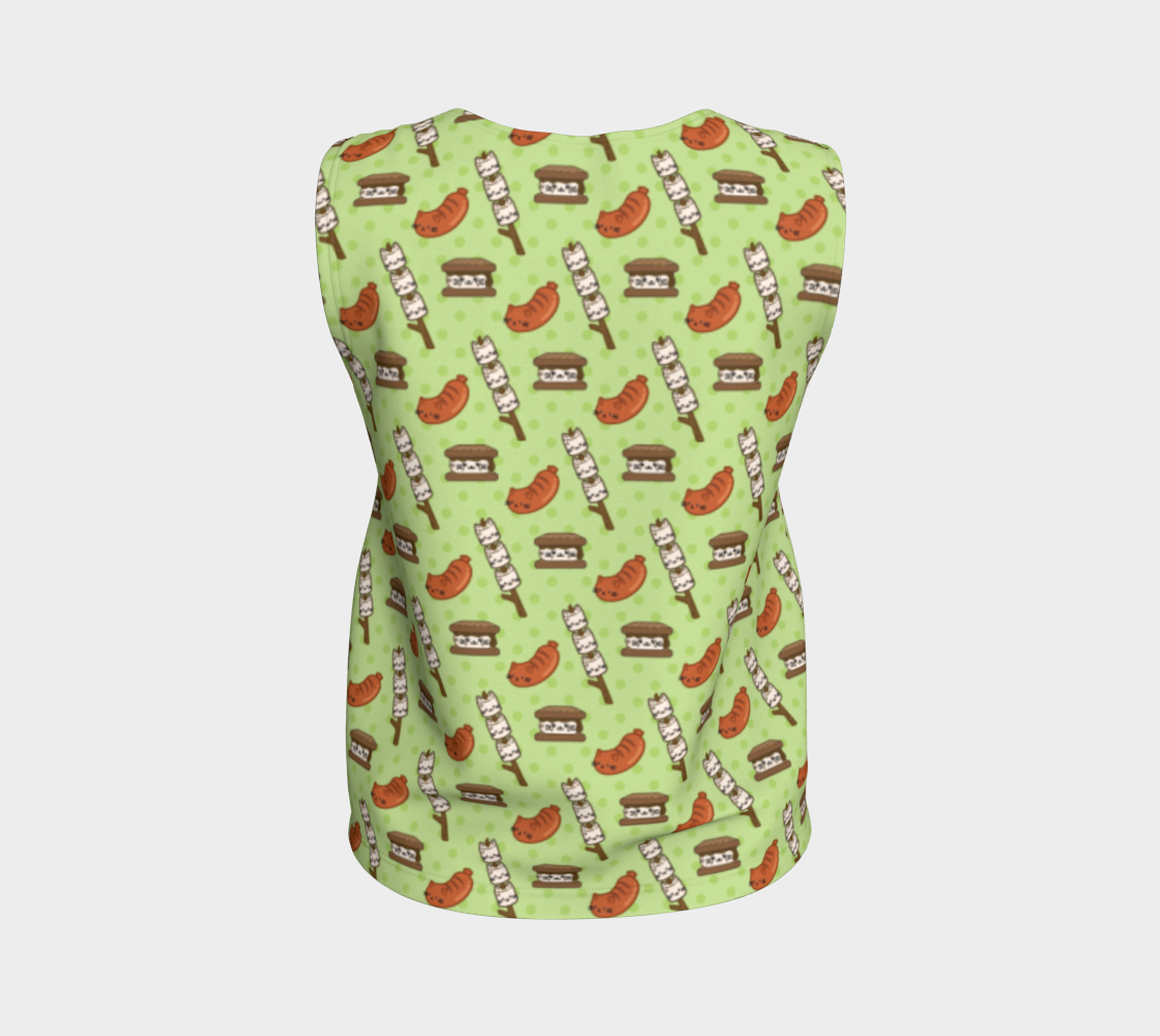 Campfire Snacks Loose Fit Tank preview #2